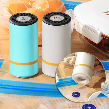 New Mini Vacuum Sealer Kitchen Portable USB Electric AirPump Fresh-Keeping Handheld Vacuum Sealing Machine Packaging Packer For Home