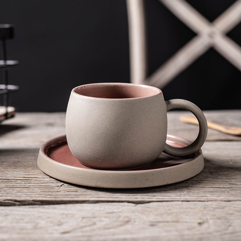 Household Ceramic Garland Creative Mug Set