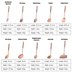 1Pc Rose Gold Kitchenware Stainless Steel Cooking Tool Rice Soup Spoon Pasta Fork Kitchen Accessories Server Kit Dinner Utensil