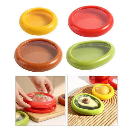 Fruit Vegetable Fresh-keeping Cover Avocado Food Storage Box Fruit Preservation Seal Cover Kitchen Tools Kitchen Accessories