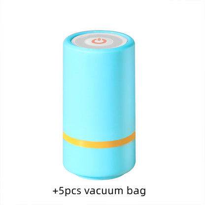 New Mini Vacuum Sealer Kitchen Portable USB Electric AirPump Fresh-Keeping Handheld Vacuum Sealing Machine Packaging Packer For Home