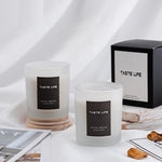 Handmade Soy Wax Scented Candle With Clear Wooden Cover